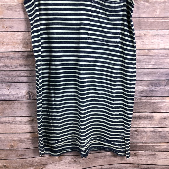 Stitchfix RD Style striped sleeveless hi low tunic - Picture 3 of 7